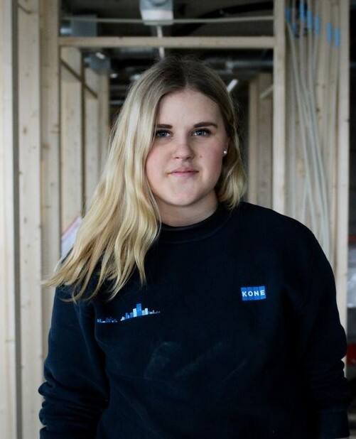 Sofie Frafjord Jølstad - heismontør i KONE